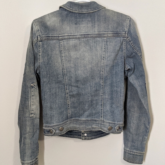 3/25$ Silver Jeans Denim Jacket Light Blue S - Picture 3 of 6